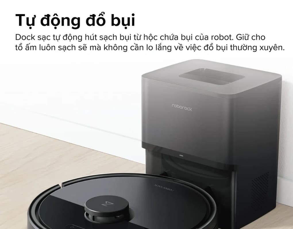 Robot hút bụi lau nhà Roborock Q7TF+ (Plus) - Đen